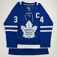 thumbnail image 4 of Autographed/Signed Auston Matthews Toronto Maple Leafs Authentic Blue Hockey Jersey Fanatics COA, 4 of 4