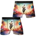 thumbnail image 3 of Hello 2025 Pug Celebrates Happy New Year Firework Balloon All Over Print Boxer Briefs Underwear for Men Dad Dog Lover Gifts - 02024, 3 of 6