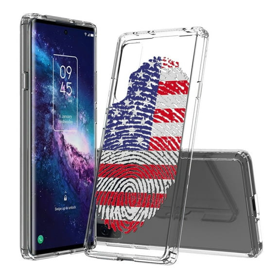 AquaFlex Hybrid Slim Designed For TCL 20 Pro 5G Case Transparent Clear