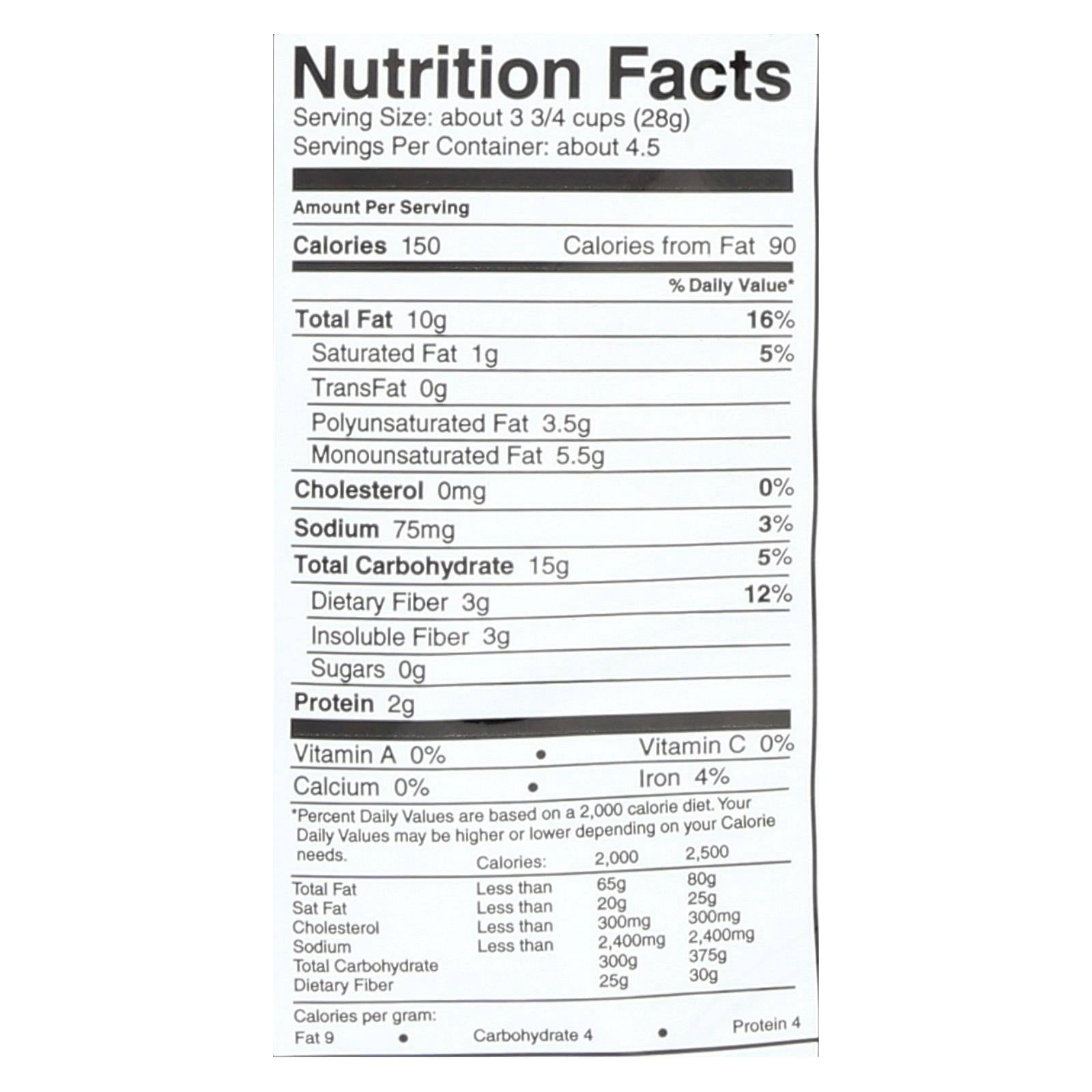 Skinny Pop Popcorn - Original - Case of 12 - 4.4 oz.