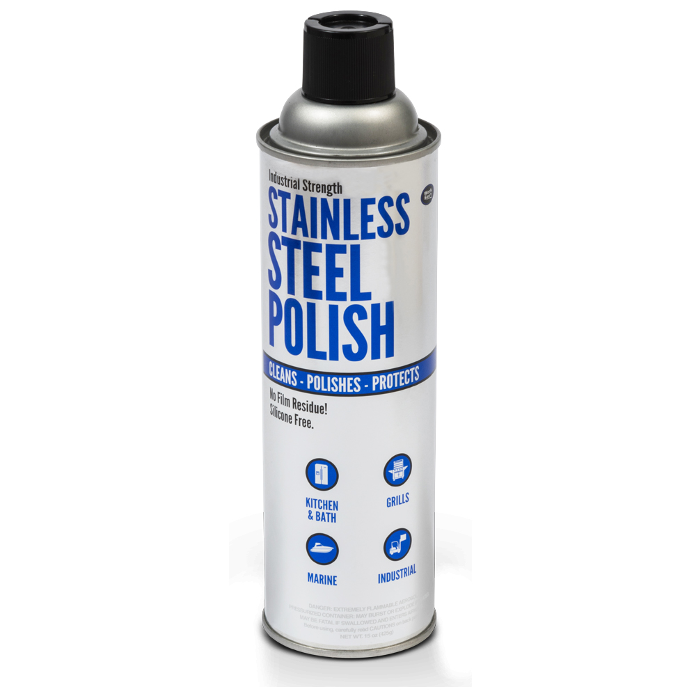 Gasoila Stainless Steel Polish and Cleaning Spray, 16oz