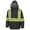 Small, variant on Pioneer Hi Vis Winter Quilted Safety Parka for Men - Waterproof Work Jacket with Reflective Tape - ANSI Class 3 - Yellow