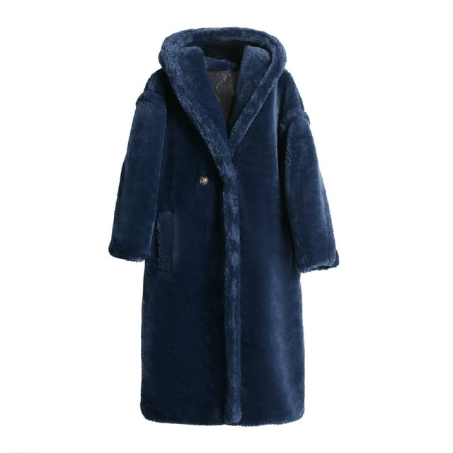 UPPADA Winter Coats for Women Plus Size Fashion Extreme Cold Weather Outwear Solid Color Pocket Jacket Windbreaker