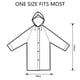 thumbnail image 2 of Chubasqueros para adultos reutilizables, ponchos de lluvia EVA, chubasquero ligero, impermeable, para hombres y mujeres, 300G, 2 of 6
