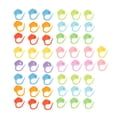 thumbnail image 2 of Knitting Stitch Rings, Durable Random Color Flexible DIY Crochet Stitch Markers Reusable  For Family, 2 of 8