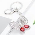 thumbnail image 6 of Xinyolin Shiny Rhinestone Hollowed Butterfly Pendant Keychain Keys, Organizer Ring Decor, 6 of 7