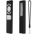 thumbnail image 1 of Soft Silicone Dustproof Protective Cover Remote Control Case With Lanyard Compatible For Samsung Tv Remote Control Bn59 Solar black, 1 of 5