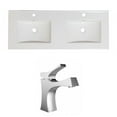 thumbnail image 1 of American Imaginations 21-in. W 3H4-in. Ceramic Top Set In White Color - Overflow Drain Incl. AI-15840, 1 of 1