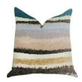 thumbnail image 1 of Plutus PBRA1342-2026-DP Coussin de Luxe Multicolore Bleu Pierre Sable de Rivière, 20 x 26 Po. Standard, 1 of 3