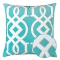 thumbnail image 5 of Applique Velvet 20" Square Decorative Throw Pillow Coral, 5 of 5