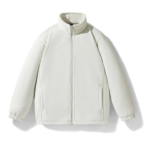 BLCHUNen Mens Fleece Full Zip up Jackets Heavyweight Long Sleeve Loose Casual Outdoor Active Athletic Winter Tops with Pockets