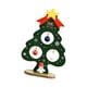 thumbnail image 5 of Árbol de Navidad de escritorio con adornos de bolas, adorno para árbol de festival, 13,7 cm Verde, 5 of 9