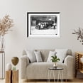 thumbnail image 4 of Historic Framed Print, Around the block for 2 cents car, 17-7/8" x 21-7/8", 4 of 9