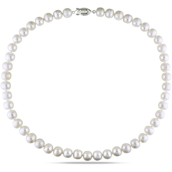 Everly Women's Cultured Pearl Brass Necklace