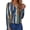 Retro-Stripe, variant on Fantaslook Henley Long Sleeve Shirts for Women Casual V Neck Fall Tops Dressy Work Blouses