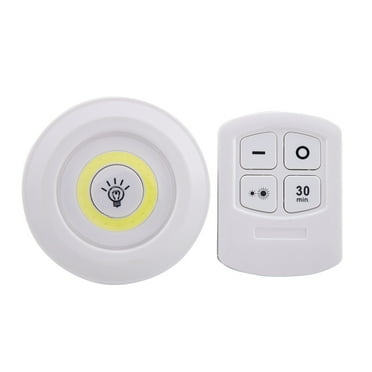 Wireless Remote Control Touch LED Night Light, Wall Mountable, White, 1 Lamp