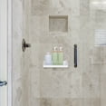 thumbnail image 4 of SEWCHICS White Bathroom Organizer Shelf with NoDrill Installation for Home Use, SpaceSaving Design for Toiletries, 23.6x5.1 inches, 4 of 8