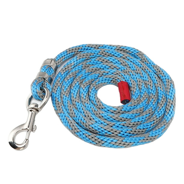 Correa Para Caballos, 6.6 Pies De Largo, Diseño Atrevido, Aleación, Gancho Grande, Resistente A Los Tirones, Correa De Nailon Para Caballos Para Entrenamiento De Caballos Para Mgaxyff Gris azulado