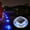White+Blue, variant on Solar Dock Marine Lights ,2 Colors in 1,Outdoor IP67 LED Solar Powered Waterproof Driveway Marker Deck Lights for Warning Step Sidewalk Pathway (White/Blue),Saltwater Resistant