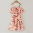 thumbnail image 6 of Dresses For Girls Summer Suspender Floral Flanged Small Fresh Frilly Beach Toddler Girls ,Size 6 Years-7 Years, 6 of 8