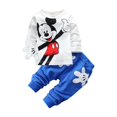 thumbnail image 2 of Conjuntos de ropa de dibujos animados de Mickey Mouse y Minnie para bebés y niñas, camiseta de manga larga de algodón para niños, pantalones, trajes, ropa para niños 3T Gao Jinjia LED, 2 of 2