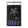 thumbnail image 4 of Ventilador de escritorio multifuncional de bajo ruido, 5 velocidades, portátil, refrigeración personal Enchufe negro, 4 of 8
