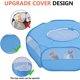 thumbnail image 2 of Naiovety Corralito de animales pequeños, valla plegable para mascotas, tienda de jaula impermeable transpirable para mascotas con cubierta de cremallera Almacenamiento y organización del hogar No.1 Naiovety HA039954-01, 2 of 6