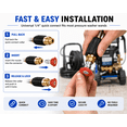 thumbnail image 6 of Pressure Washer Tips, Rotating Turbine Nozzle 4000 PSI Pressure Washer Attachment, 4.0 GPM Turbine Nozzle, with 7-Piece Spray Tip, 6 of 8