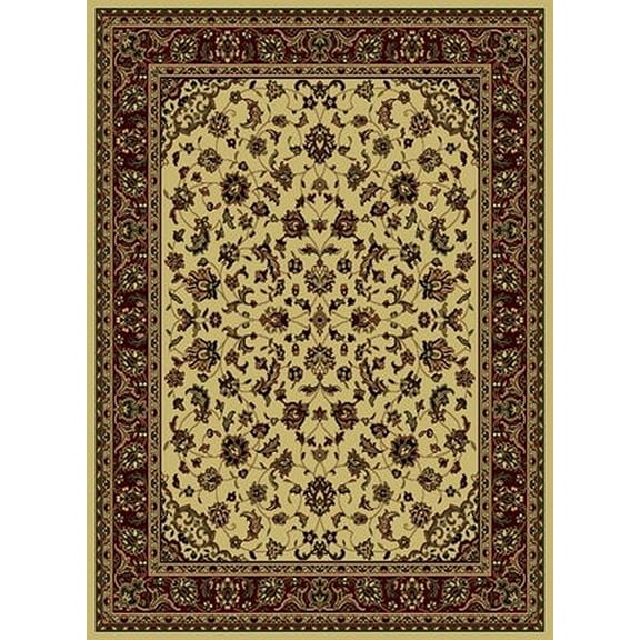 Radici Usa Castello Area Rug 953 Ivory Persian Bordered 9' 10" x 12' 10" Rectangle