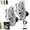 gray 2, variant on Adaptive Bicycle/Motorcycle Bottle Holder (2 Gray) – 360° Rotatable with Automatic Clamping, Fits 2''-3'' Cups