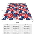 thumbnail image 3 of Vsdgher American Stars2 Ultra-Soft Micro flannel Blanket Throw Blankets for Couch Sofa, Bed (4 sizes)-80"x60", 3 of 7