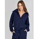 thumbnail image 5 of Conjunto de chándal de 2 piezas para mujer, otoño de 2023, sudadera holgada con media cremallera y pantalón de chándal de pierna ancha, conjunto de chándal para estar en casa., 5 of 5