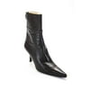 Pre-owned|Gucci Womens Leather Pointed Toe Boos Brown Size 9B