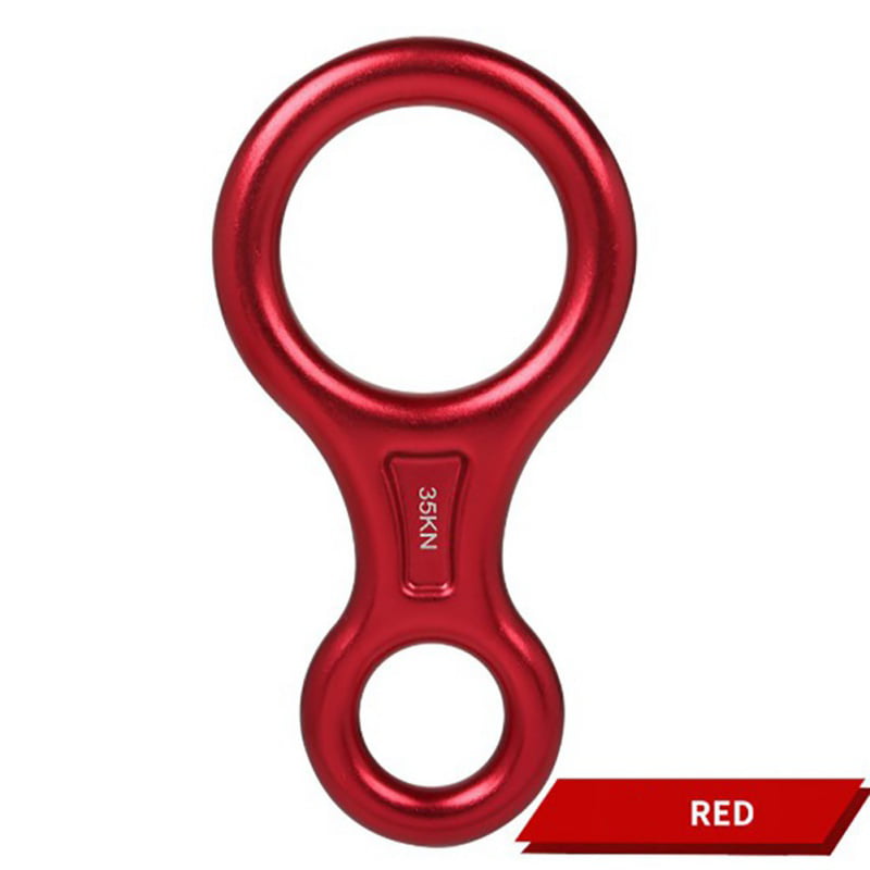 AOKWIT Rescue Figure 8 Descender Climbing Gear Downhill Equipment 35KN/3500kg 7075 Aluminum Alloy Rigging Plate for Climbing Belaying and Rappeling Device 