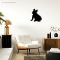 thumbnail image 2 of French Bulldog Breed Dog Metal Wall Sign | Dog Silhouette Wall Decor | Indoor Outdoor Decor for Pet Lovers | Solid Steel Home Decor Decorative Accent Metal Art Wall Sign | Metal Wall Art Made in USA, 2 of 6