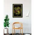 thumbnail image 2 of BUY ART FOR LESS Officially Licensed Cobra Kai Emblem Framed Art Poster - 24 x 36 Inch - Sturdy Engineered Wood Frame with Plexi Glass - Ready To Hang, 2 of 4