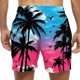 thumbnail image 4 of Pantalones de playa, de verano, para ocio playero, pantalones de natación para hombre, pantalones de cinco cuartos, 4 of 6