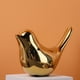 thumbnail image 1 of Xihbxyly Figura de Pájaro de Cerámica Dorada, Acabado Dorado Brillante, Pequeña Estatua de Animal, Ideal para Decorar El Salón o La Oficina, Elegante Estilo Medieval, Regalo Perfecto, Tamaños de 9 Cm, 1 of 4
