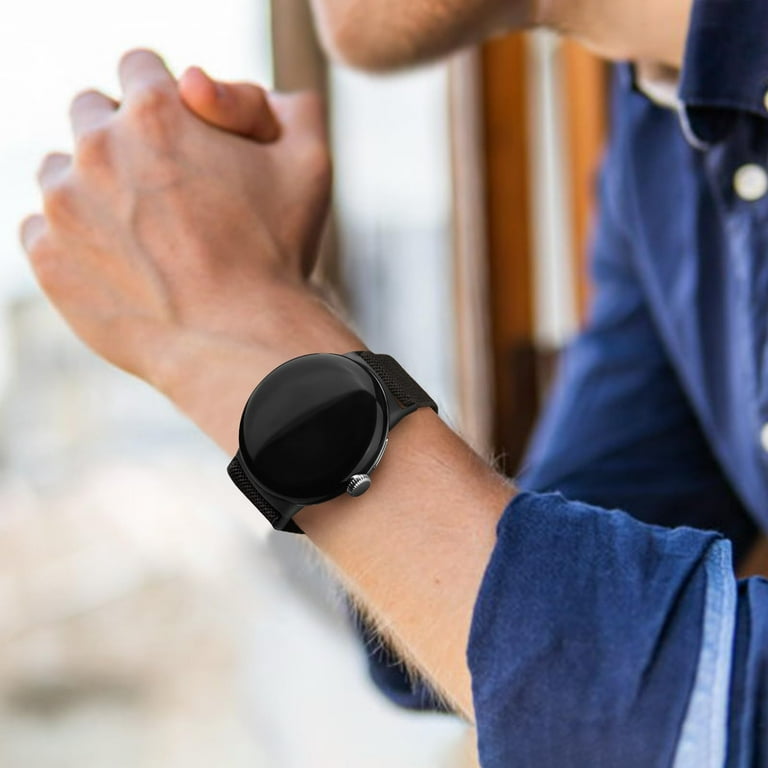 Yepband Stretchy Band Compatible with Google Pixel Watch Google Pixel Watch 2 Women Men Nylon Solo Loop Wristbands Compatible with Google Pixel Watch