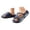 Blue, variant on Boys Girls Sporty Slippers Kids Open Toe Thick Sole Slides Lightweight Sandals for Summer Daily Play Grey Size 6-7 Years