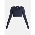 thumbnail image 6 of Athletic Works Women's ButterCore Wrap Top with Built In Bra, Sizes XS-XXXL, 6 of 6