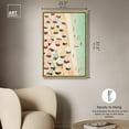 thumbnail image 5 of Beach Coastline Fun Canvas Modern Beach Wall Art by Art Remedy, Gold Frame, 24" x 36", 5 of 7
