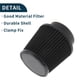 thumbnail image 5 of Filtro de aire de motor Unique Bargains 101mm de alto flujo con cabeza de hongo, filtro de admisión de aire frío de montaje en abrazadera con 1 abrazadera negra para automóvil, 5 of 6