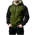 thumbnail image 6 of Stamzod Valentines Hoodies for Men and Women 2025 Fashion Patchwork Warm Fleece Hoodie Couple Pullover Hooded Sweatshirt with Pocket Plus Size Unisex Winter Clothes Green XXL, 6 of 8