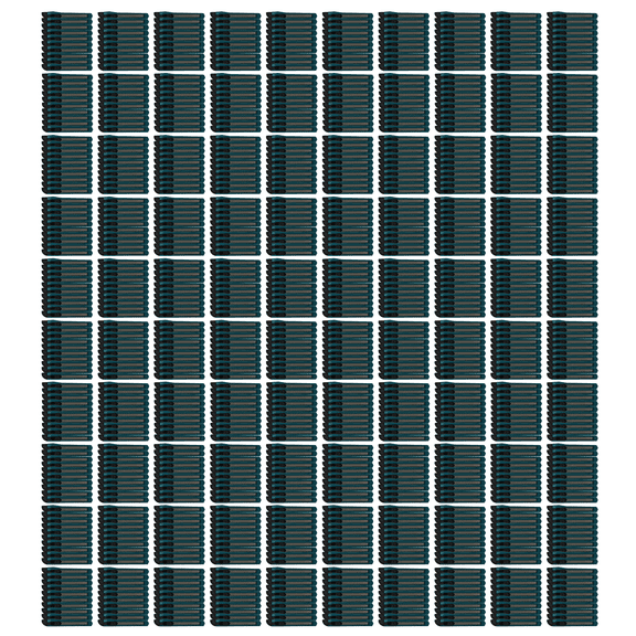 MotoProducts 1000 pcs Turquoise Blue Small Retractable Utility Knife 5 inch Box Cutter Snap Off Blade