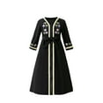 thumbnail image 2 of Cowsor Muslim Girls Abaya Long Sleeve Prayer Dress Middle East Muslim Dubai Robe 2025 Ramadan Eid Eid Kaftan, 2 of 7