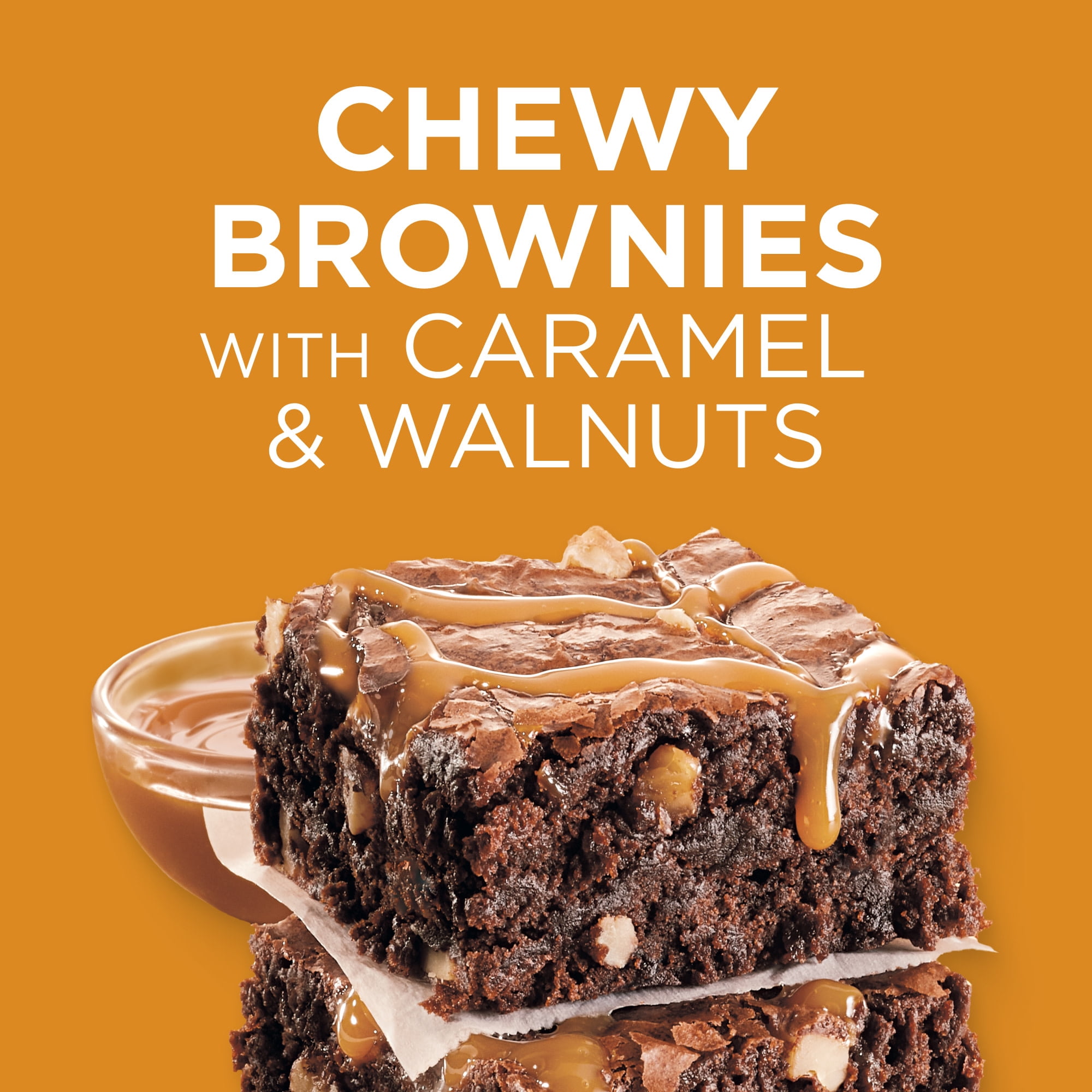 Duncan Hines Signature Caramel Turtle Brownie Mix, 16.7 oz.