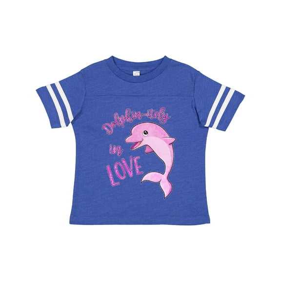 Inktastic Dolphin-itely in Love Cute Pink Dolphin Boys or Girls Toddler T-Shirt