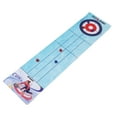 thumbnail image 1 of Tabletop Curling Game, Build Hand Eye Coordination Plastic Plush Portable Tabletop Curling Game Toy  for Travel, 1 of 8