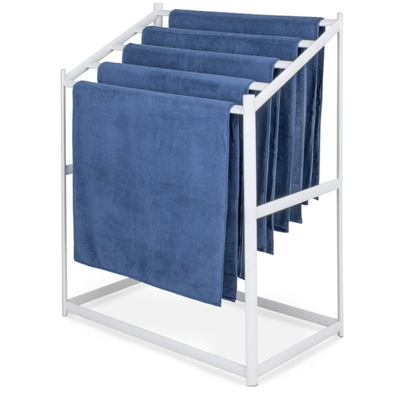 Coast Modern Pool Towel Rack – 5 Beach Towel PVC Drying Rack for Outdoor & Indoor Use